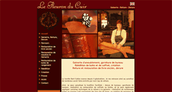 Desktop Screenshot of fleuron-du-cuir.com